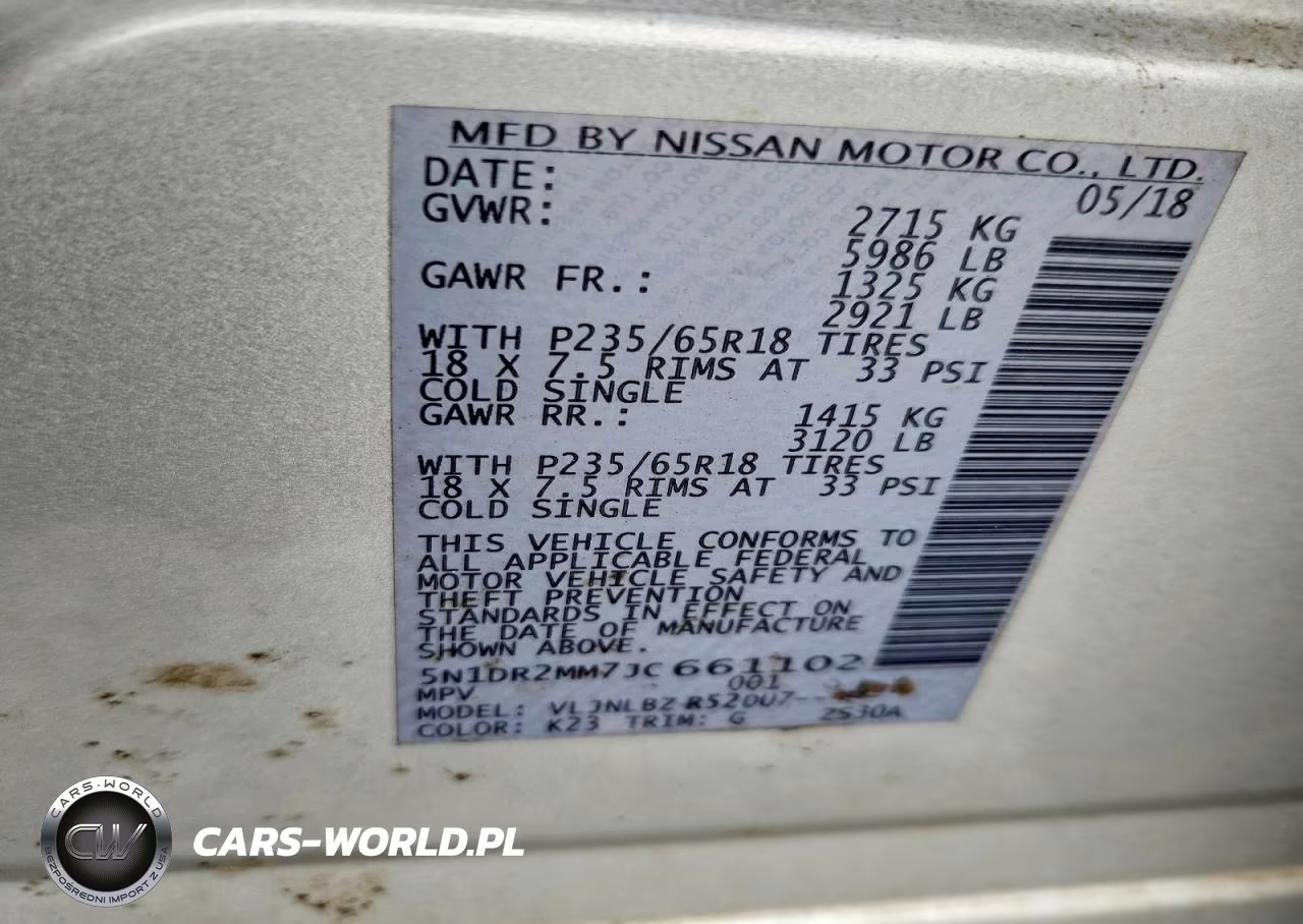 2018 Nissan Pathfinder S VIN:5N1DR2MM7JC661102 - 14