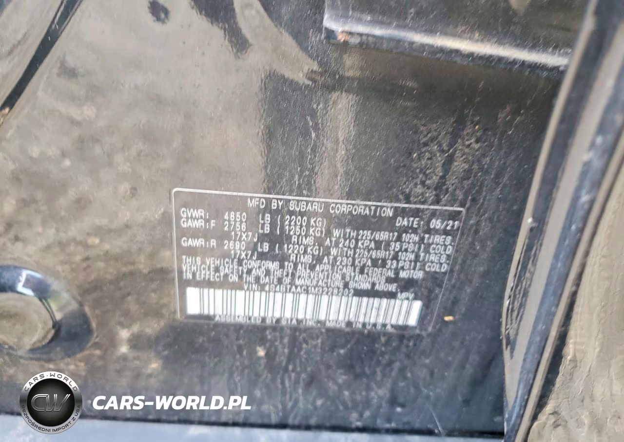 2021 Subaru Outback VIN:4S4BTAAC1M3228202 - 13