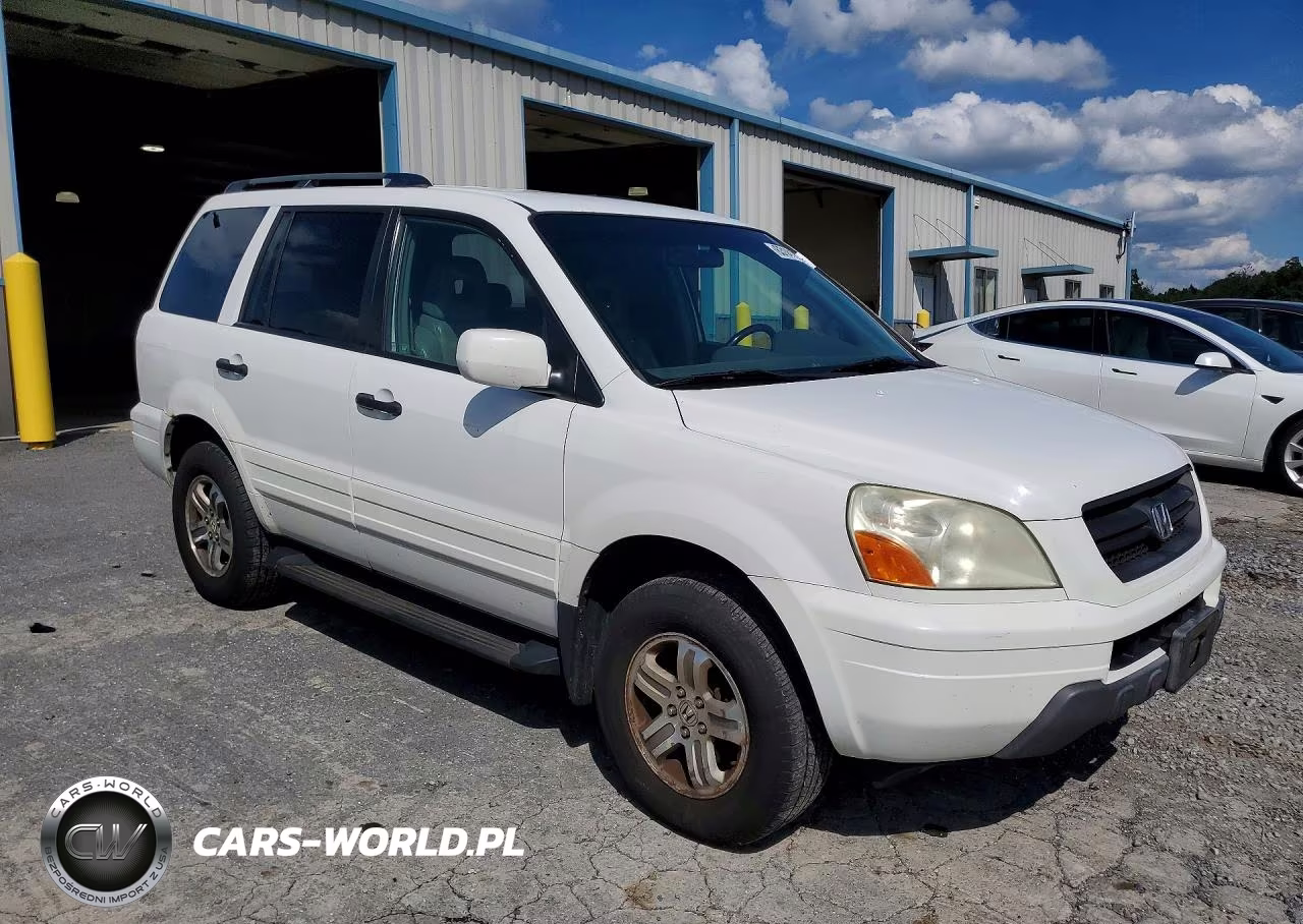 2003 Honda Pilot Exl VIN:2HKYF18623H579919 - 4