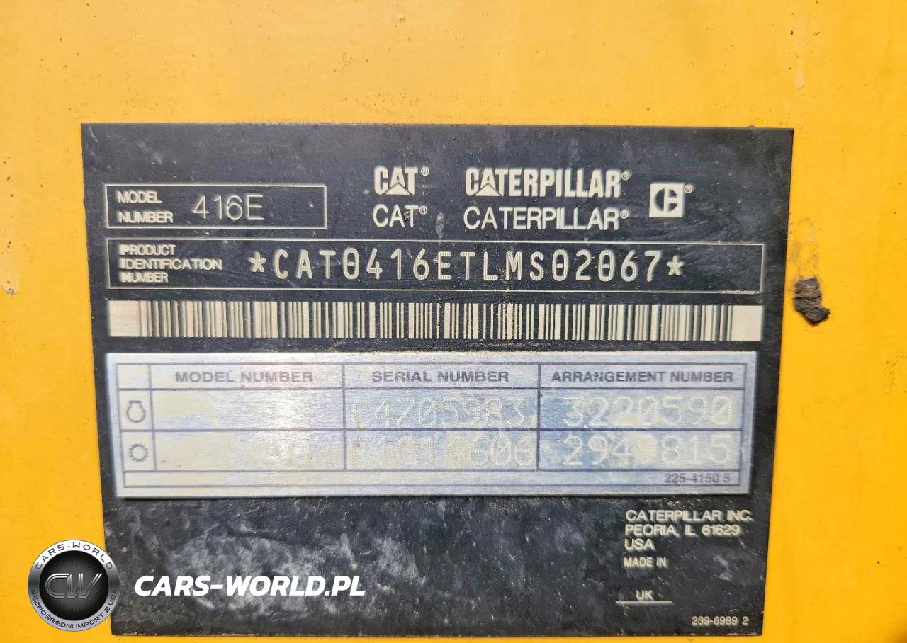 2012 Caterpillar 416E - Backhoe VIN:CAT0416ETLMS02067 - 10