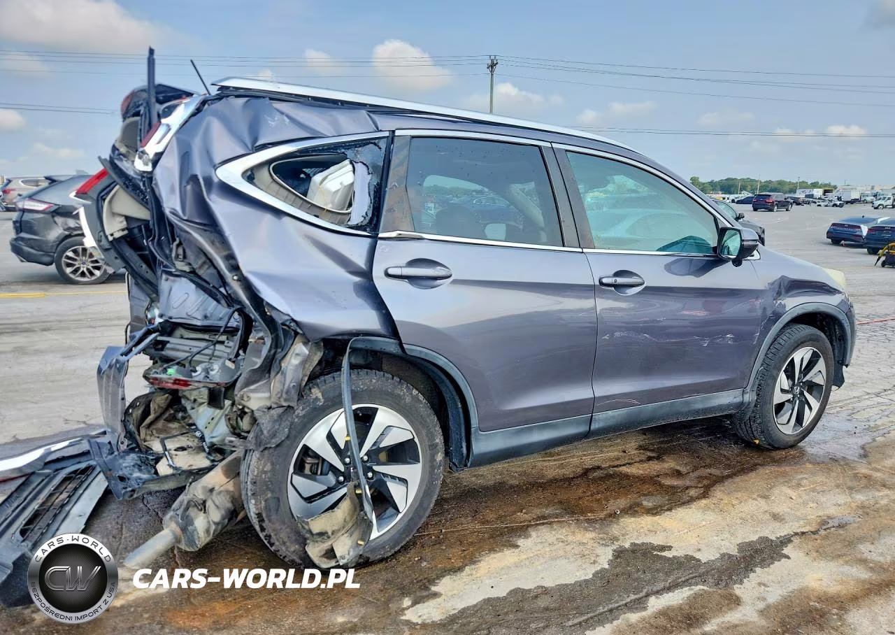 2016 Honda Cr-V Touring VIN:5J6RM3H9XGL001904 - 3
