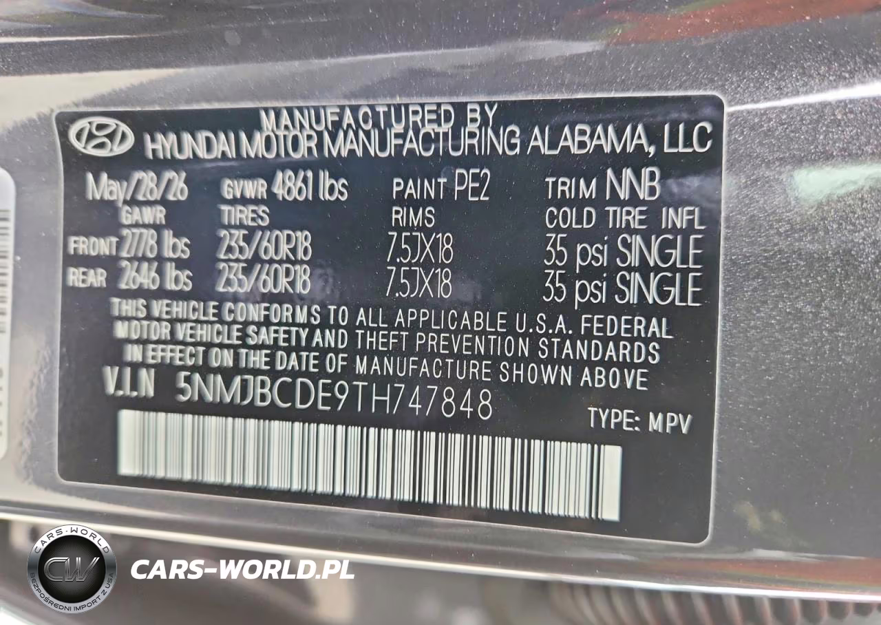 2026 Hyundai Tucson Sel VIN:5NMJBCDE9TH747848 - 13