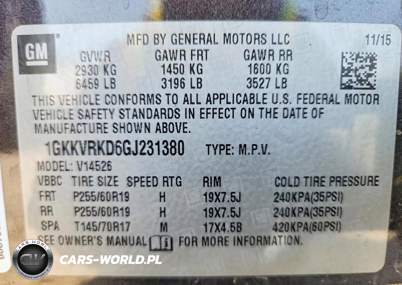 2016 GMC Acadia Slt-1 VIN:1GKKVRKD6GJ231380 - 13