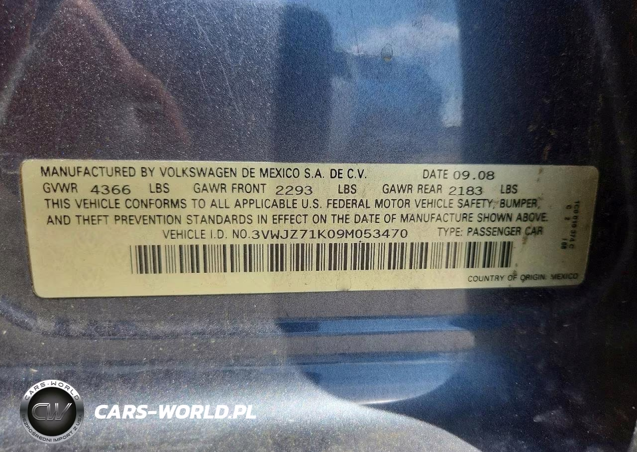 2009 Volkswagen Jetta S VIN:3VWJZ71K09M053470 - 13