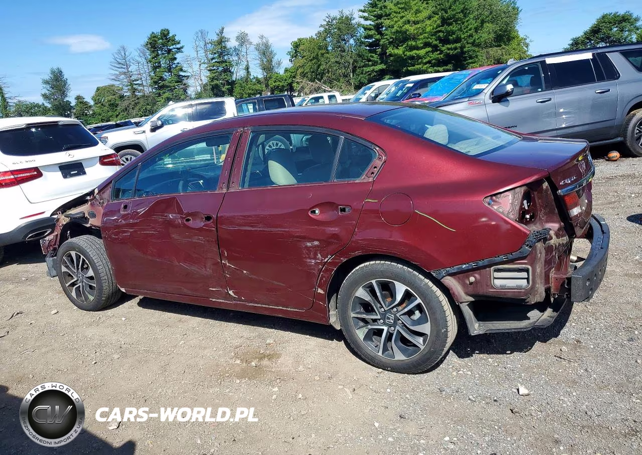 2013 Honda Civic Ex VIN:2HGFB2F89DH516244 - 2