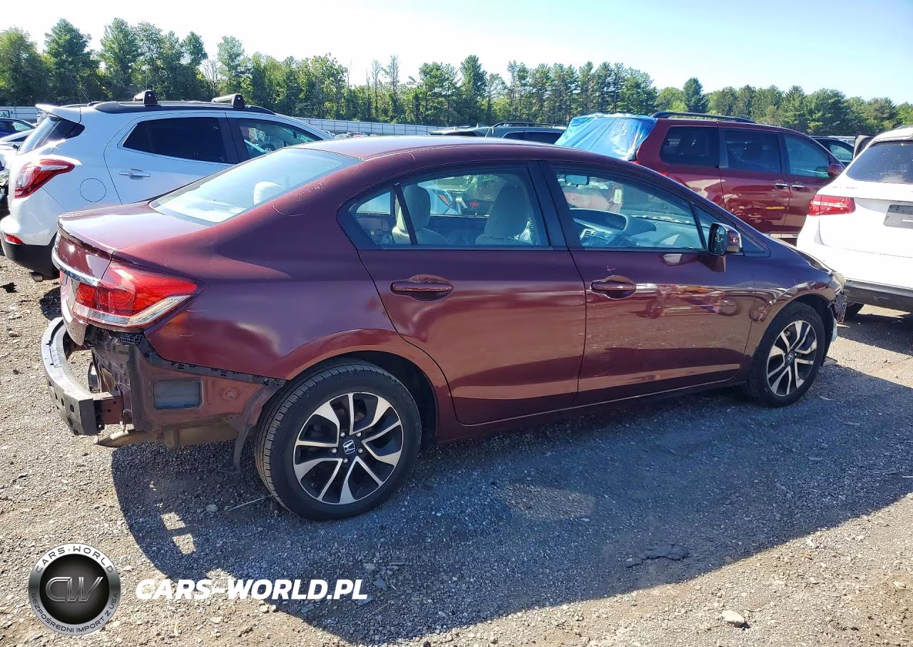 2013 Honda Civic Ex VIN:2HGFB2F89DH516244 - 3