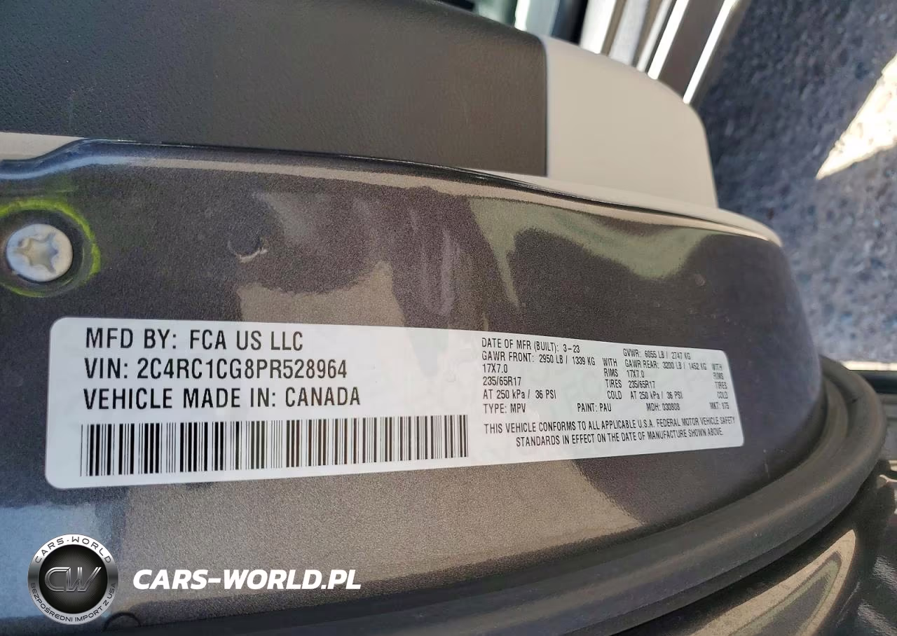 2023 Chrysler Voyager Lx VIN:2C4RC1CG8PR528964 - 13