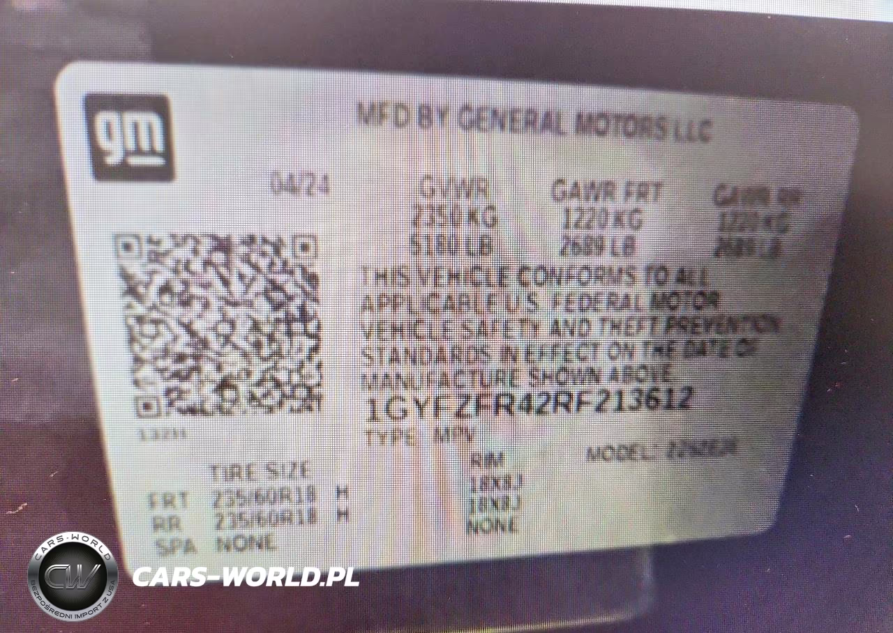 2024 Cadillac Xt4 Sport VIN:1GYFZFR42RF213612 - 12