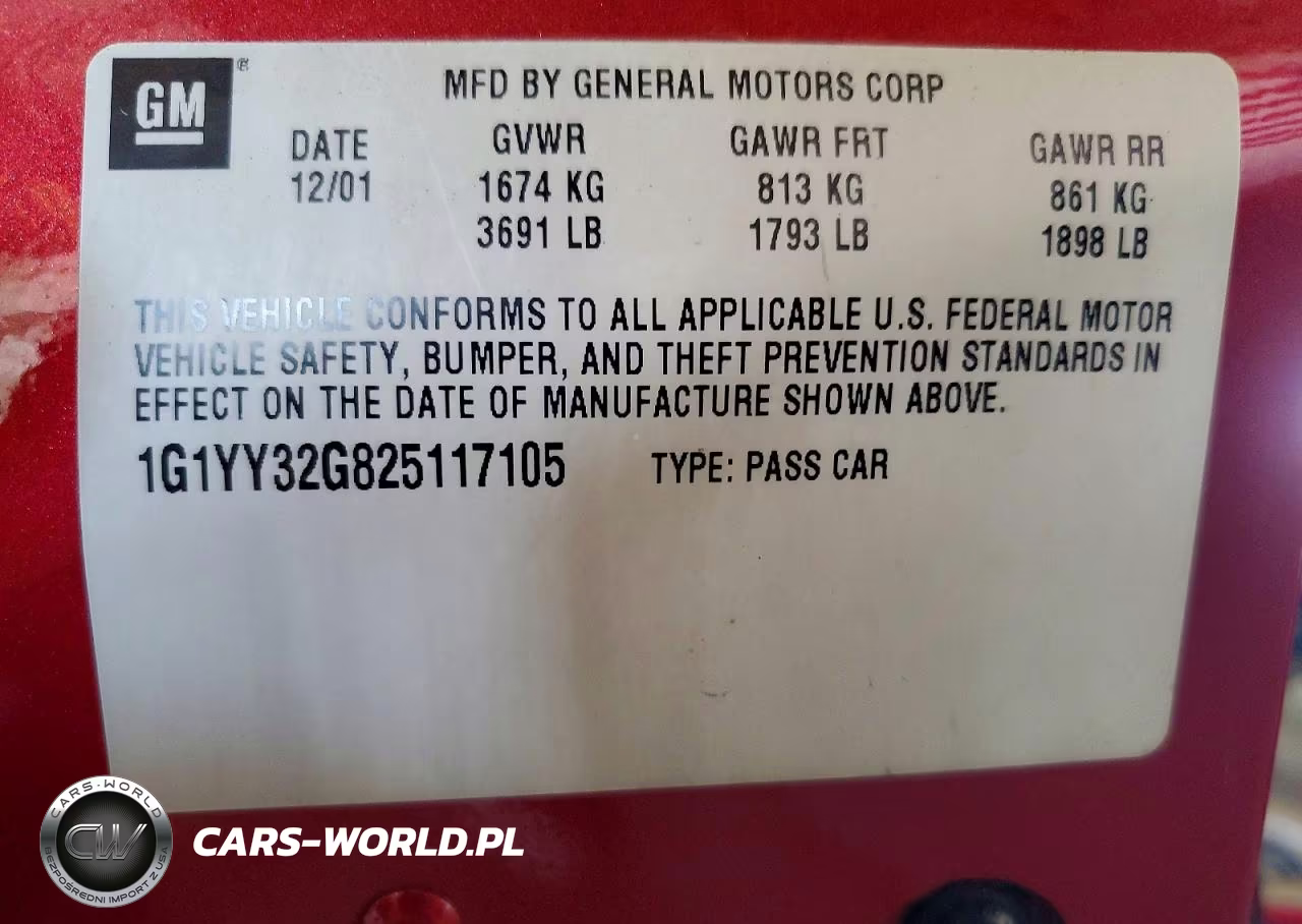 2002 Chevrolet Corvette VIN:1G1YY32G825117105 - 12