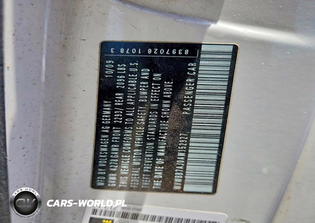 2010 Volkswagen Golf VIN:WVWBB7AJ0AW152927 - 13