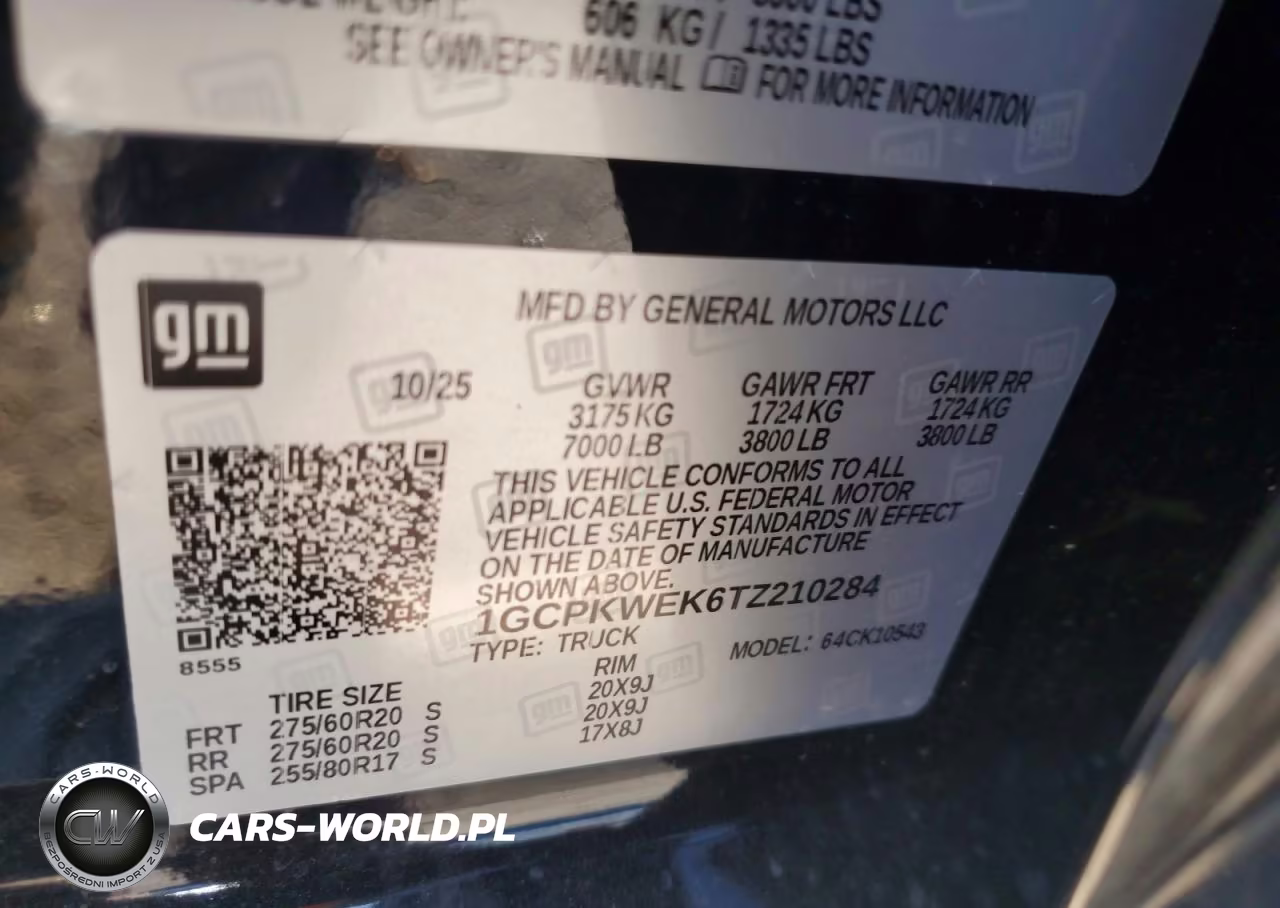 2026 Chevrolet Silverado K1500 Rst Select VIN:1GCPKWEK6TZ210284 - 12