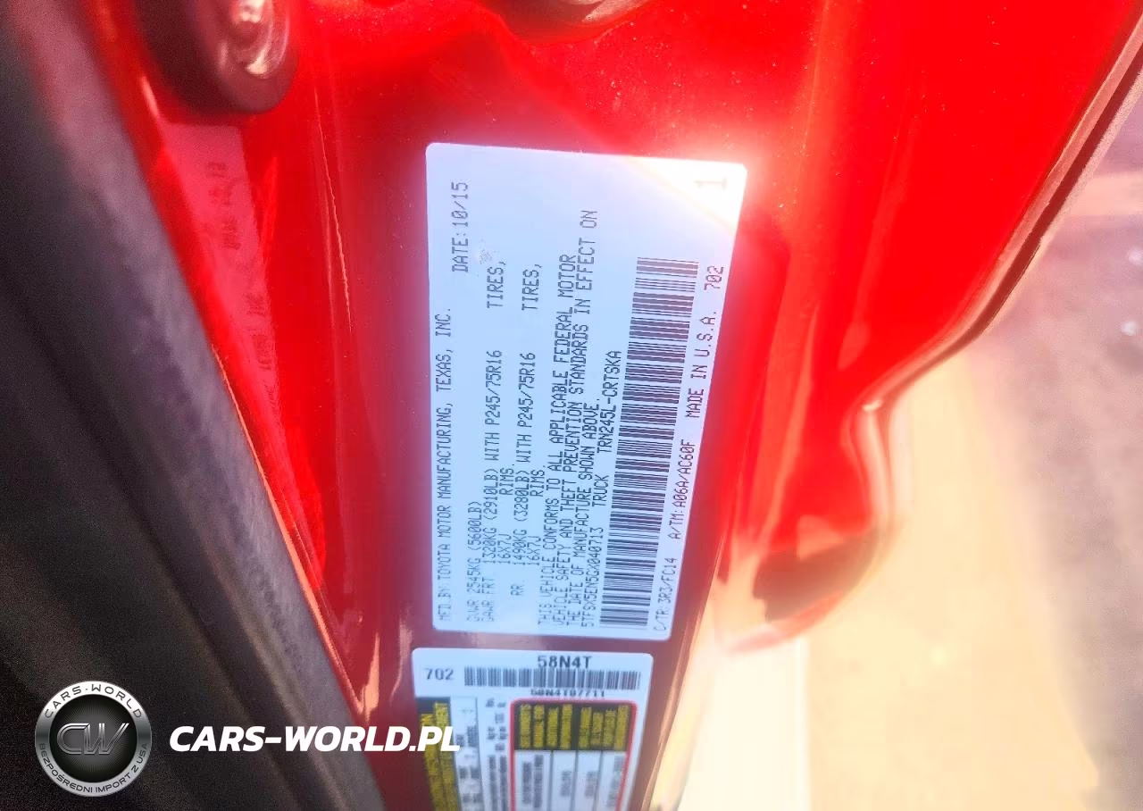 2016 Toyota Tacoma Sr5 VIN:5TFSX5EN5GX040713 - 12