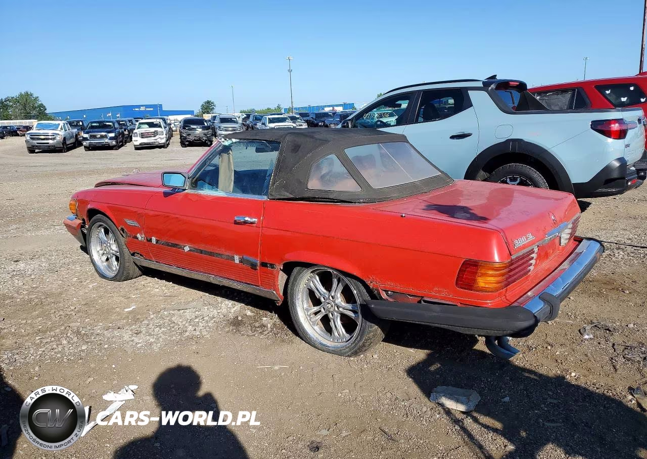 1985 Mercedes-Benz 380 Sl VIN:WDBBA45C0FA019214 - 2