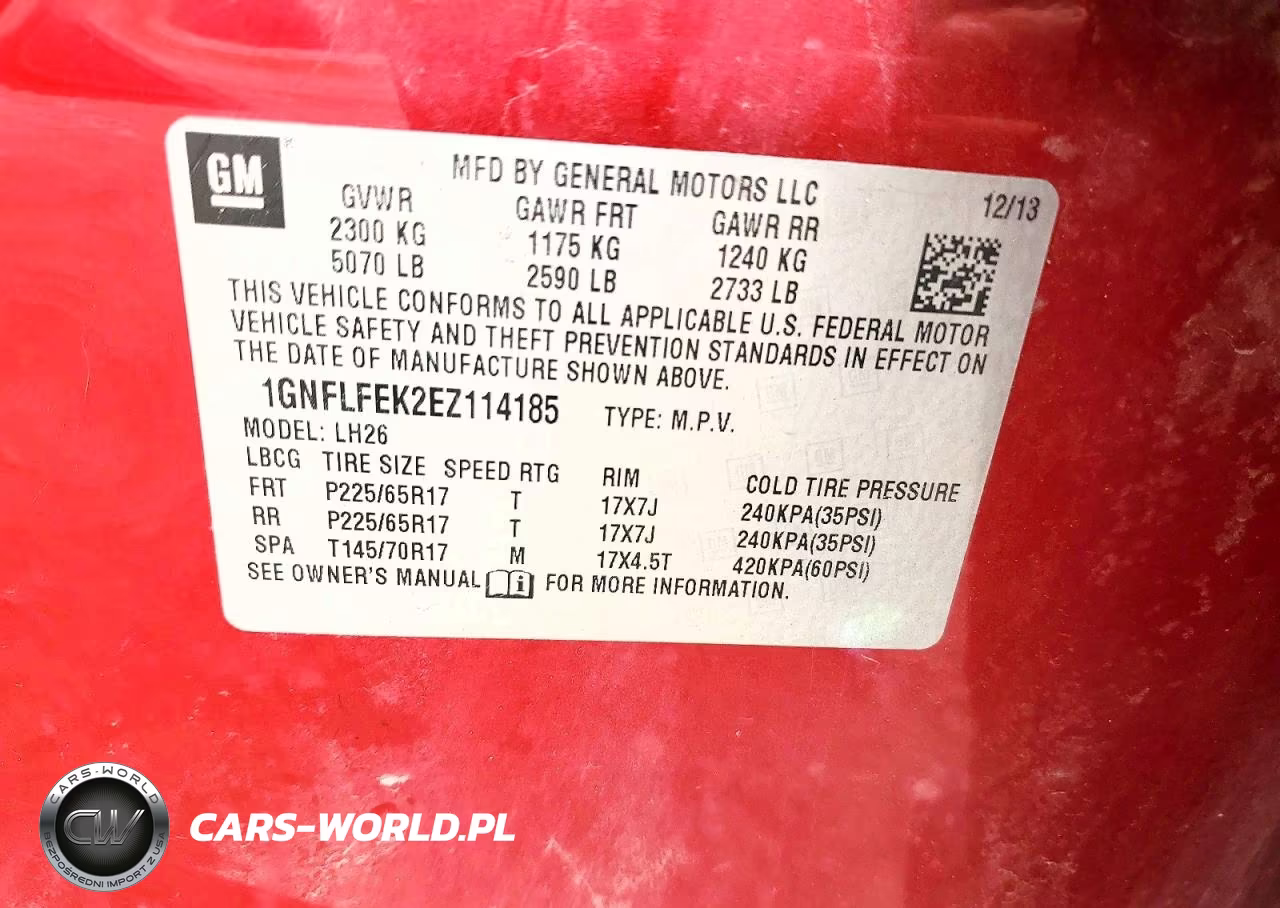 2014 Chevrolet Equinox Lt VIN:1GNFLFEK2EZ114185 - 14