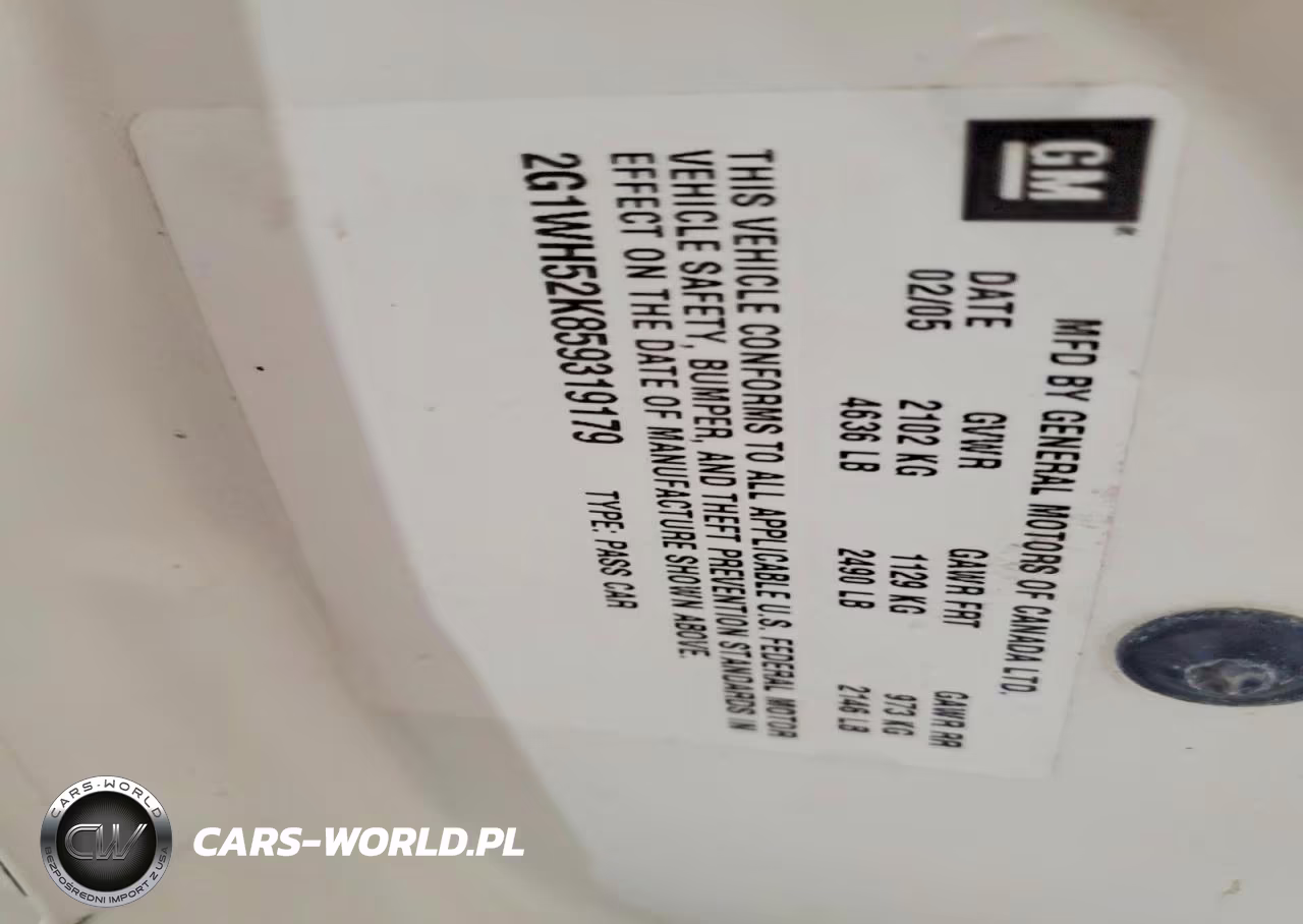 2005 Chevrolet Impala Ls VIN:2G1WH52K859319179 - 12