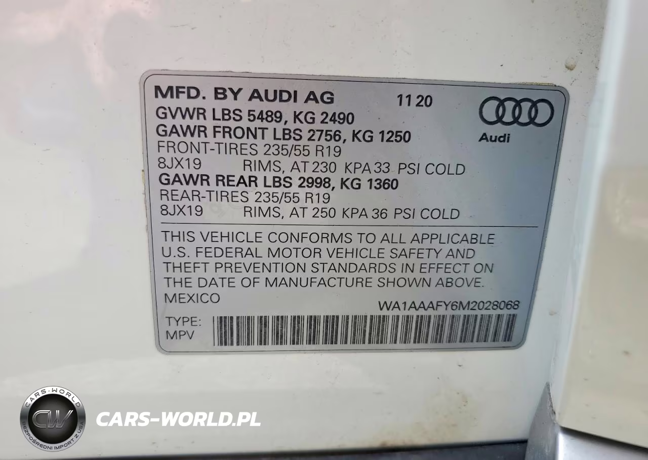 2021 Audi Q5 Premium VIN:WA1AAAFY6M2028068 - 13