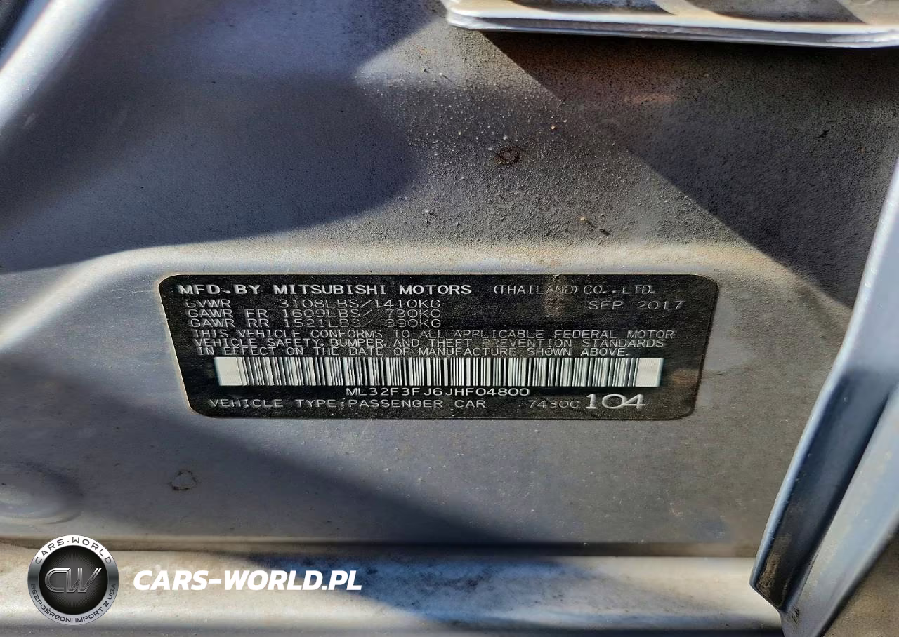 2018 Mitsubishi Mirage G4 Es VIN:ML32F3FJ6JHF04800 - 12