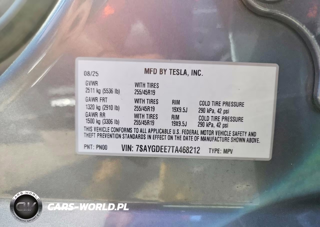 2026 Tesla Model Y VIN:7SAYGDEE7TA468212 - 13