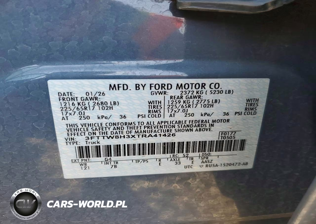 2026 Ford Maverick Xlt VIN:3FTTW8H3XTRA41426 - 12