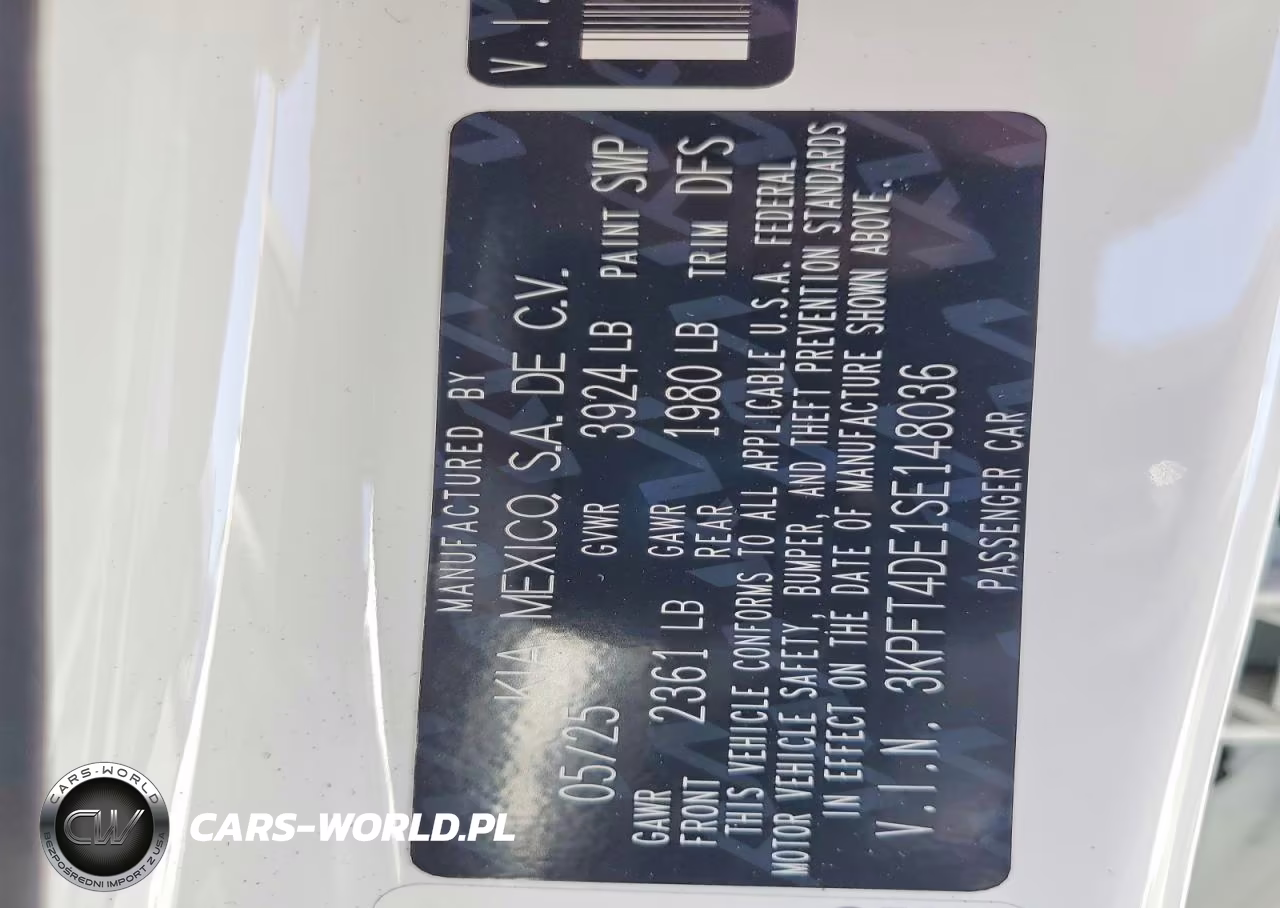2025 Kia K4 Lxs VIN:3KPFT4DE1SE148036 - 13