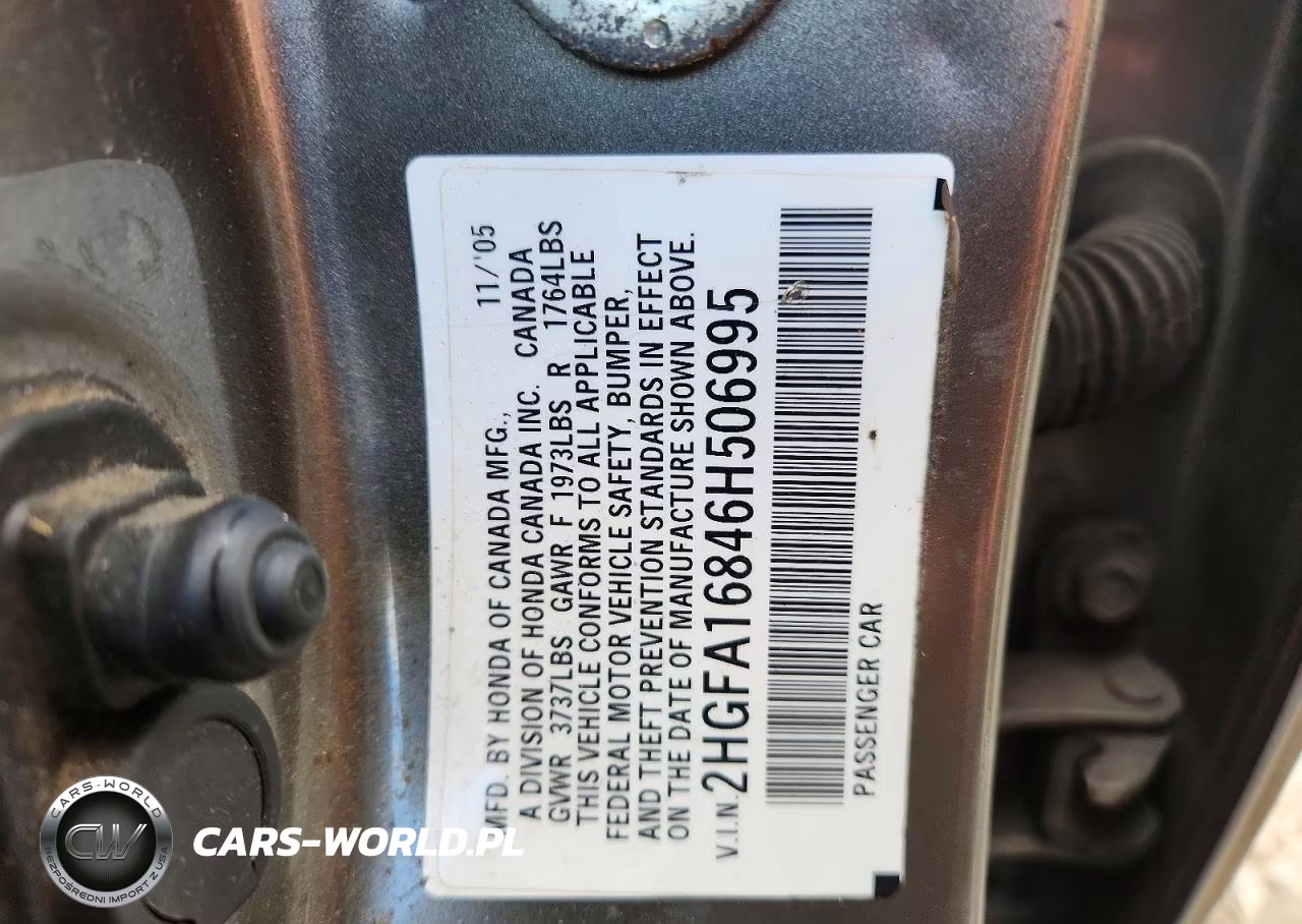 2006 Honda Civic Ex VIN:2HGFA16846H506995 - 12