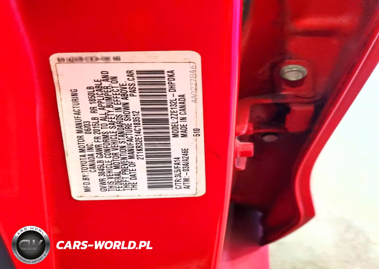 2004 Toyota Matrix Base VIN:2T1KR32E14C183512 - 13