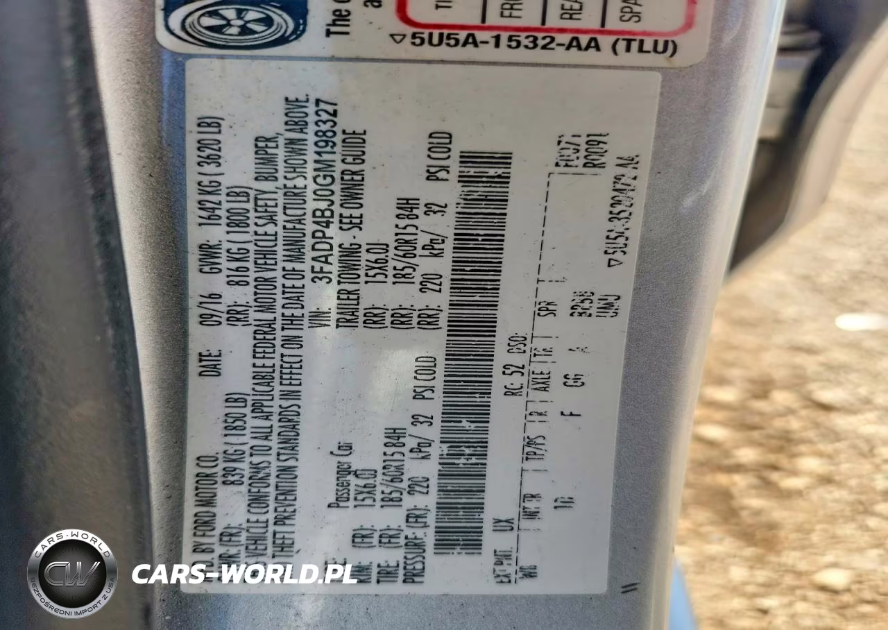 2016 Ford Fiesta Se VIN:3FADP4BJ0GM198327 - 12