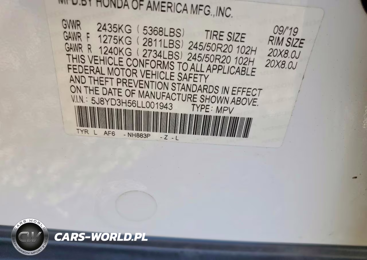 2020 Acura Mdx Technology VIN:5J8YD3H56LL001943 - 13