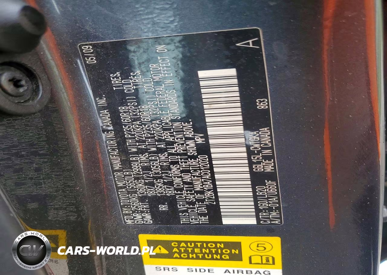 2010 Lexus Rx 350 VIN:2T2BK1BA7AC012020 - 13