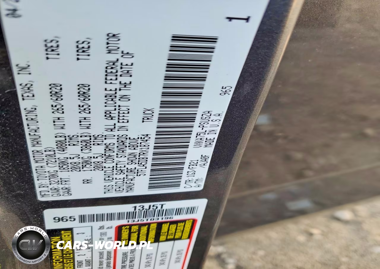 2024 Toyota Tundra Sr5 VIN:5TFLA5DB7RX187454 - 13