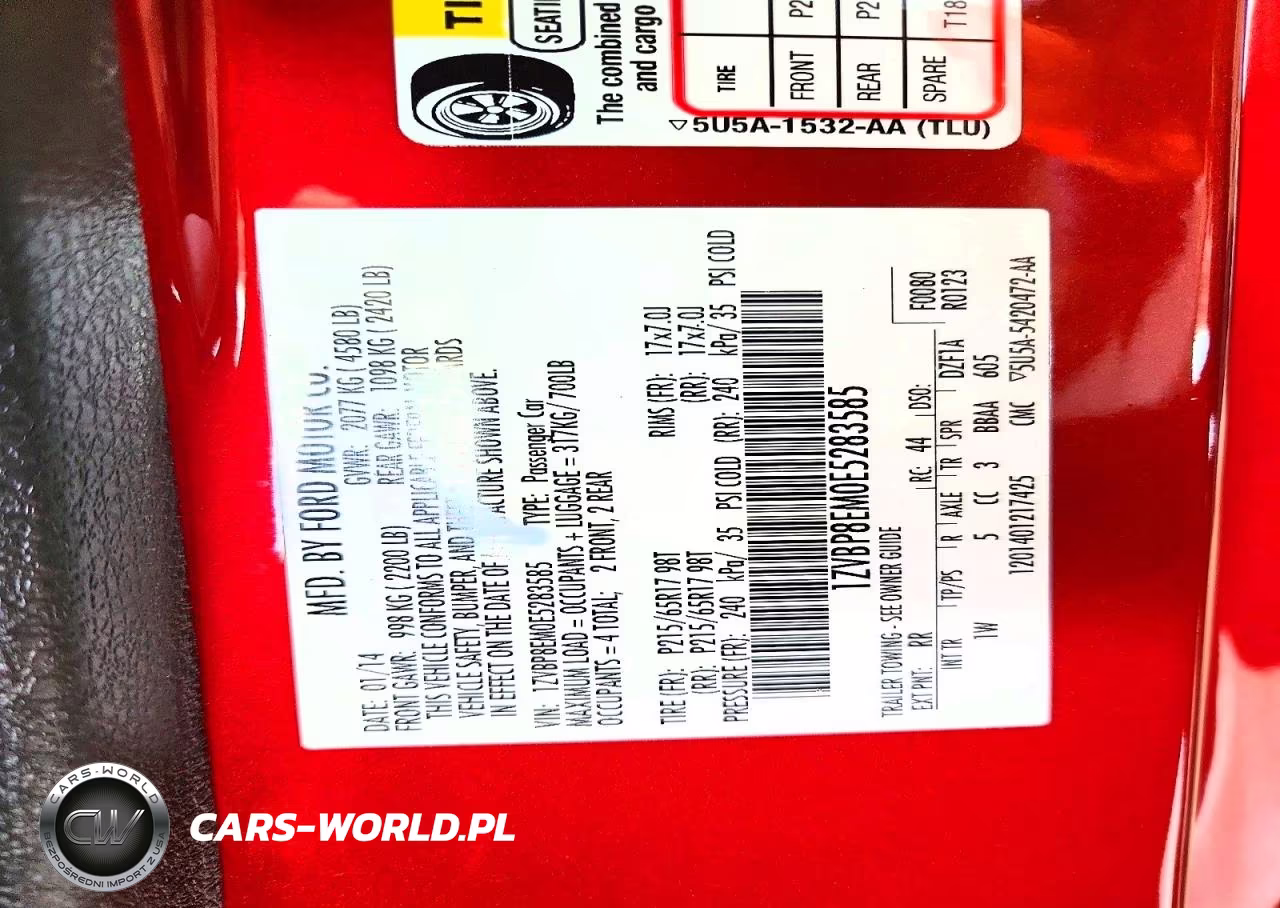 2014 Ford Mustang VIN:1ZVBP8EM0E5283585 - 12