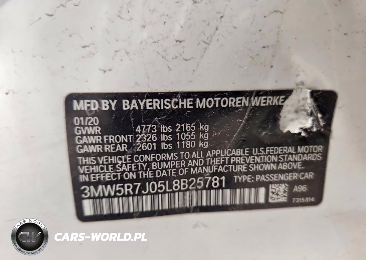 2020 BMW 330Xi VIN:3MW5R7J05L8B25781 - 12