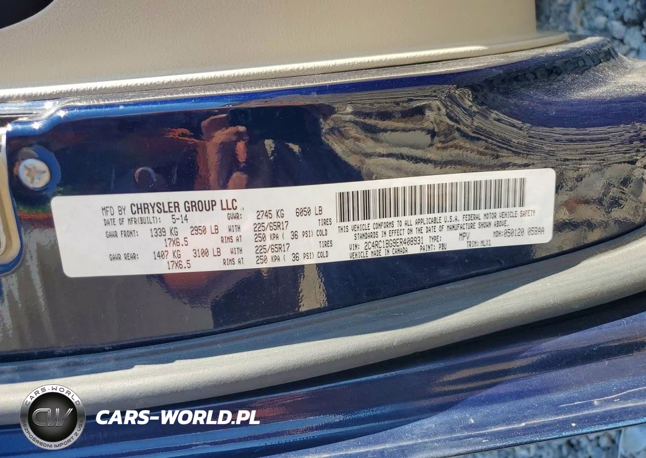 2014 Chrysler Town & Country Touring VIN:2C4RC1BG9ER408931 - 13