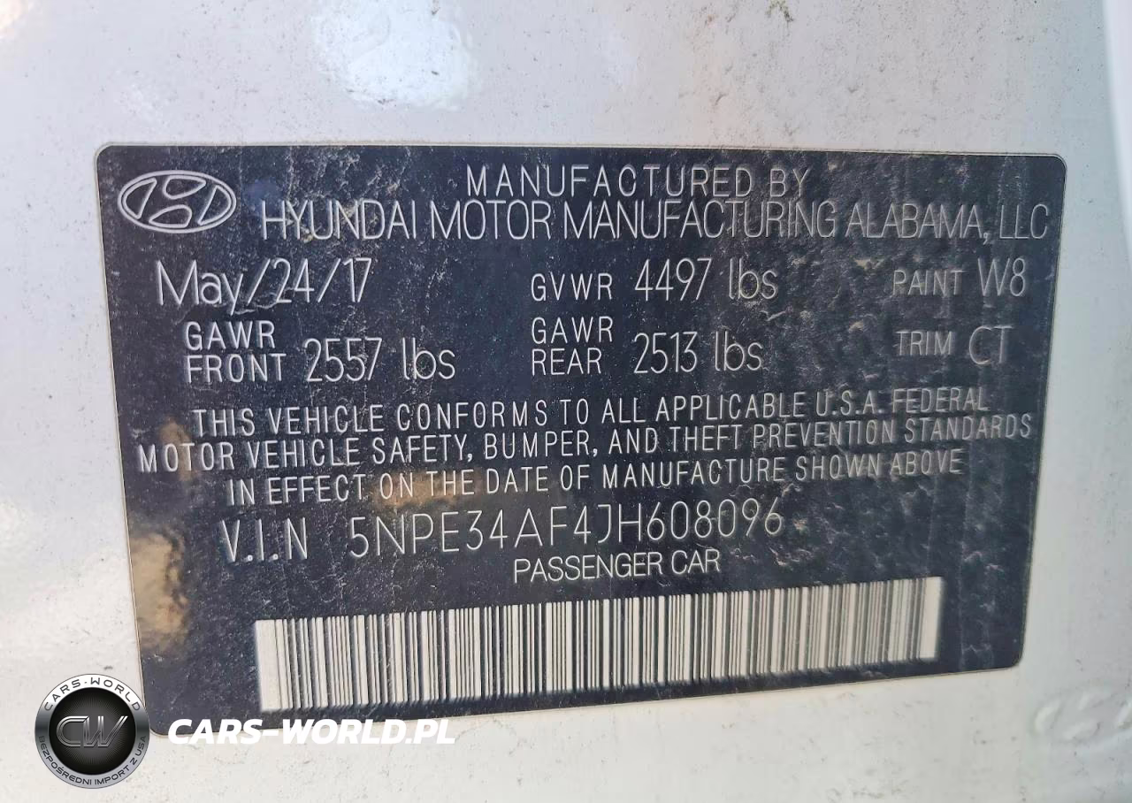 2018 Hyundai Sonata Sel VIN:5NPE34AF4JH608096 - 12