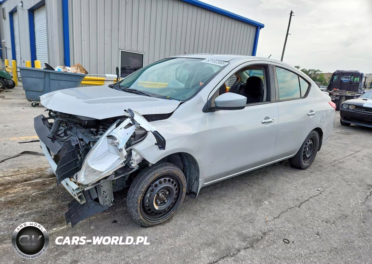 2019 Nissan Versa Sv VIN:3N1CN7APXKL879440 - 1