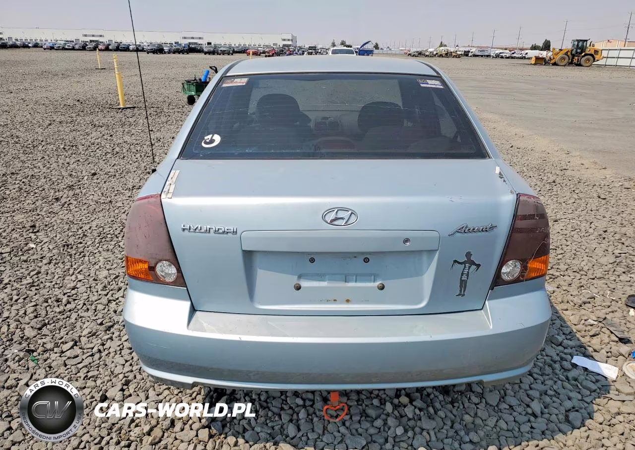 2005 Hyundai Accent Gls VIN:KMHCG45C75U615580 - 6