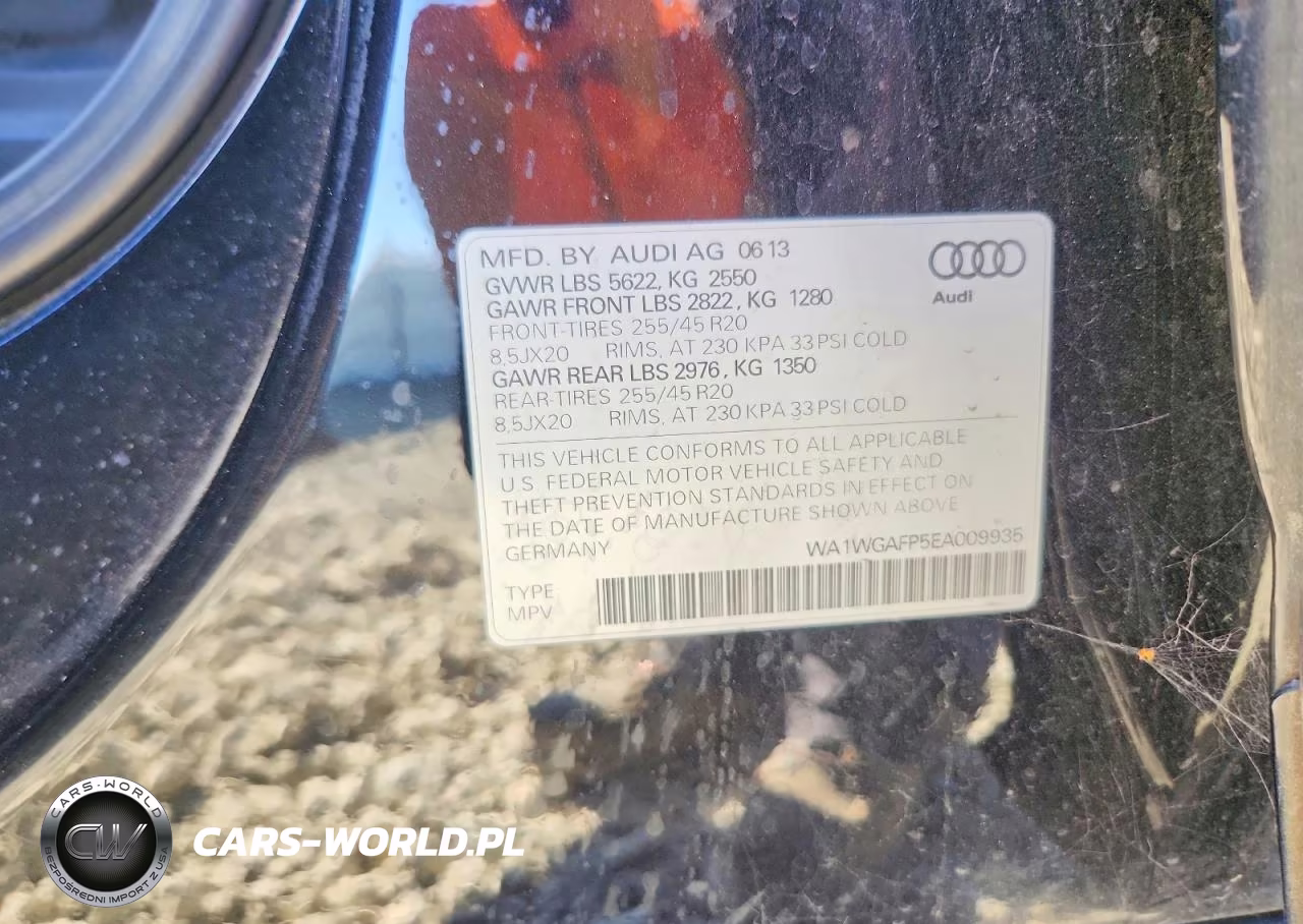 2014 Audi Q5 Prestige VIN:WA1WGAFP5EA009935 - 13