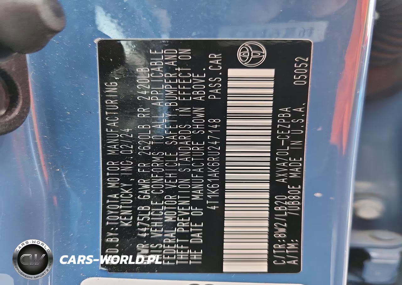 2024 Toyota Camry Xse VIN:4T1K61AK6RU247148 - 12