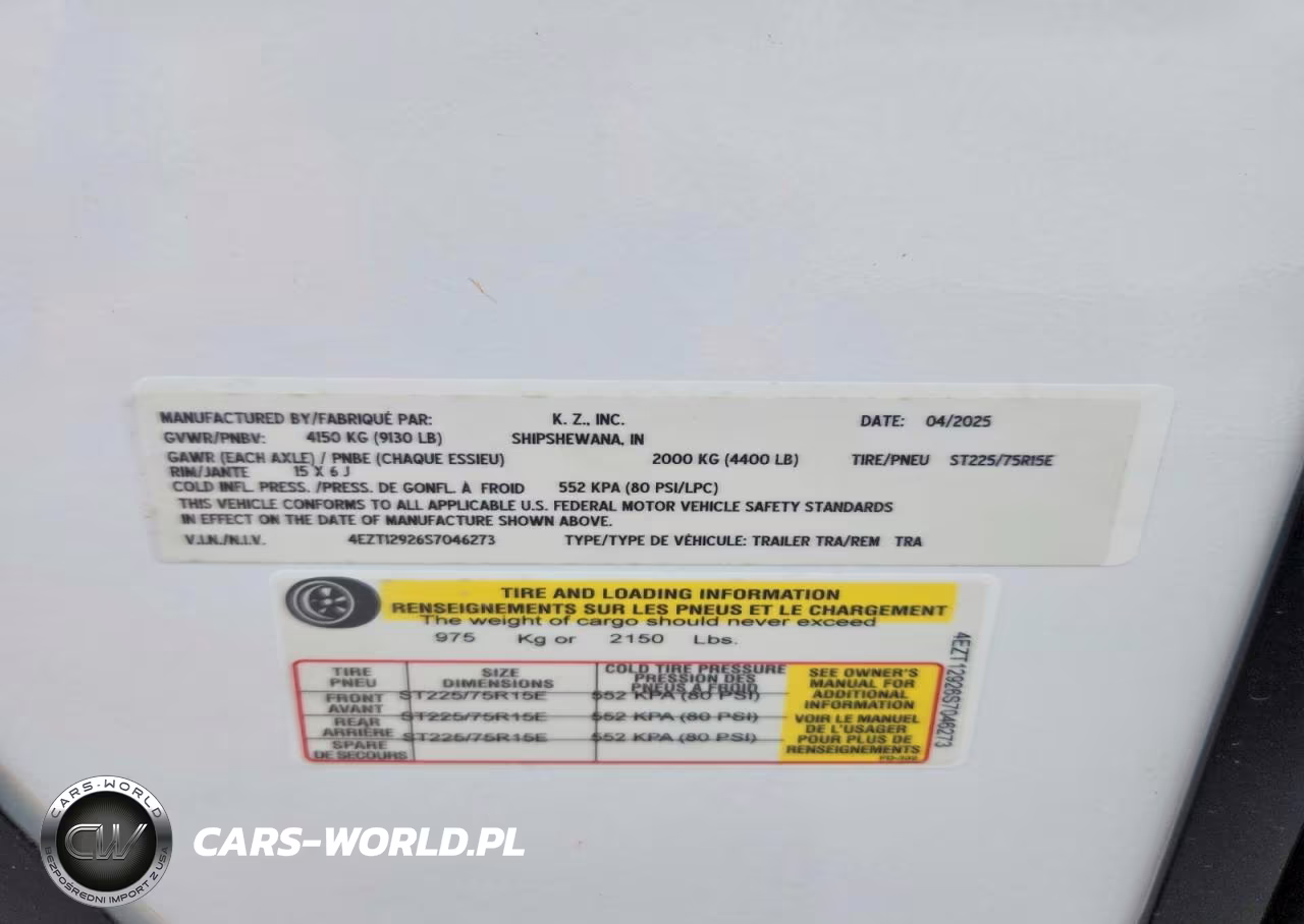 2025 Kz Sporttrek Camper VIN:4EZT12926S7046273 - 10