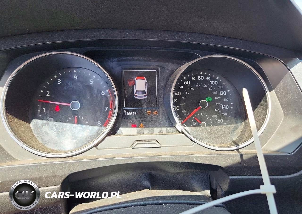 2018 Volkswagen Tiguan Se VIN:3VV2B7AX1JM132921 - 9