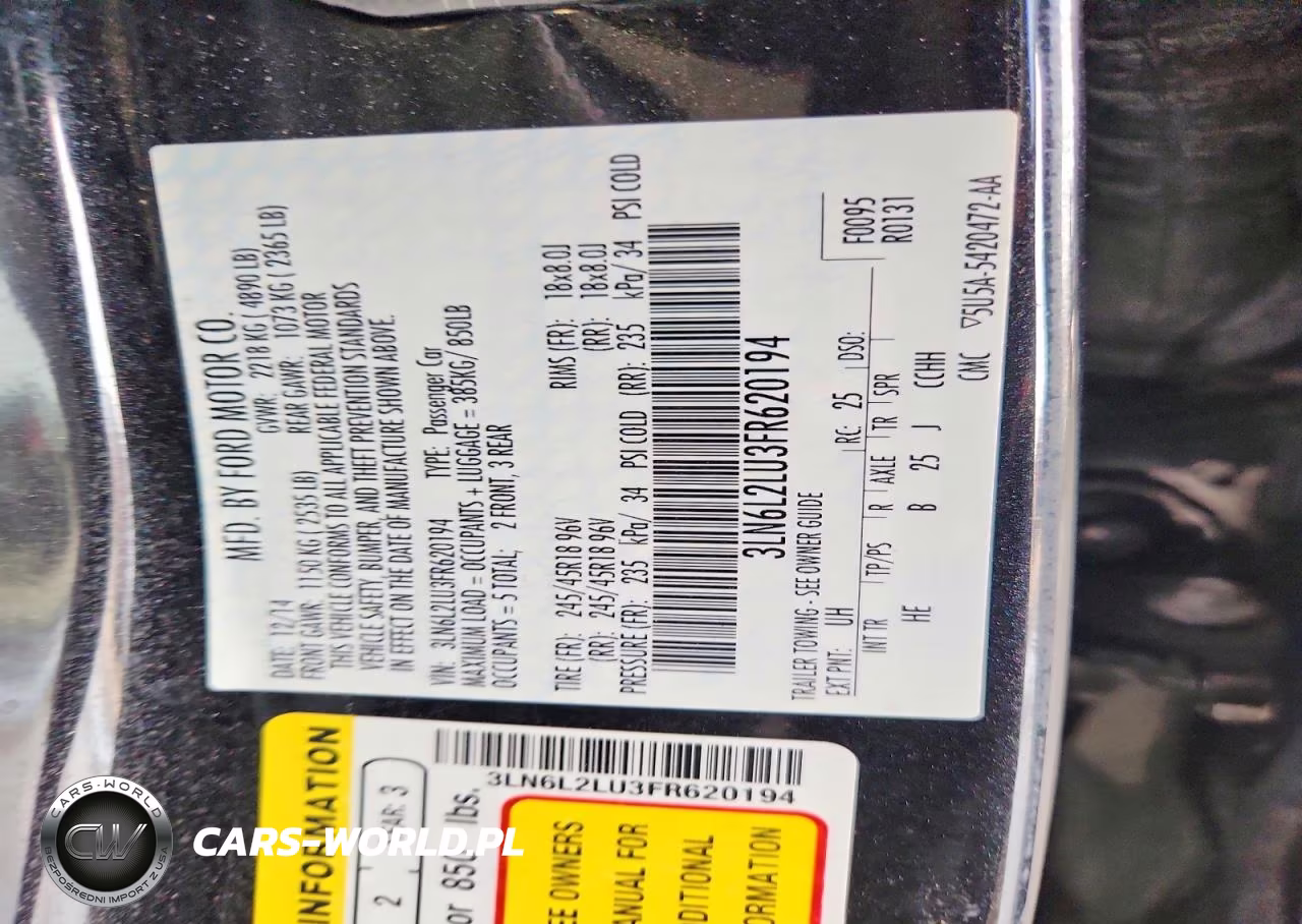 2020 Lincoln Mkz Hybrid VIN:3LN6L2LU3FR620194 - 13