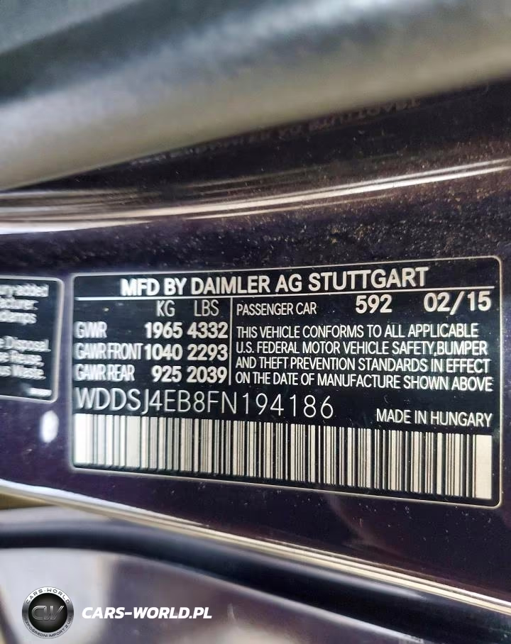 2015 Mercedes-Benz Cla 250 VIN:WDDSJ4EB8FN194186 - 12