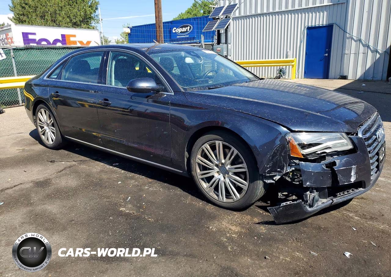 2014 Audi A8 L Quattro VIN:WAURGAFD7EN011345 - 4