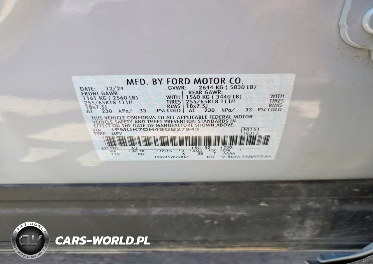 2025 Ford Explorer Active VIN:1FMUK7DH4SGB27943 - 13