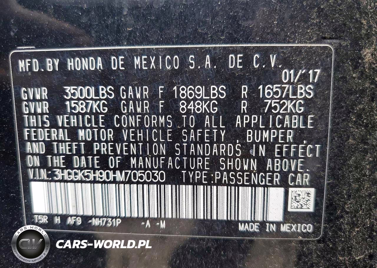2017 Honda Fit Ex VIN:3HGGK5H90HM705030 - 12