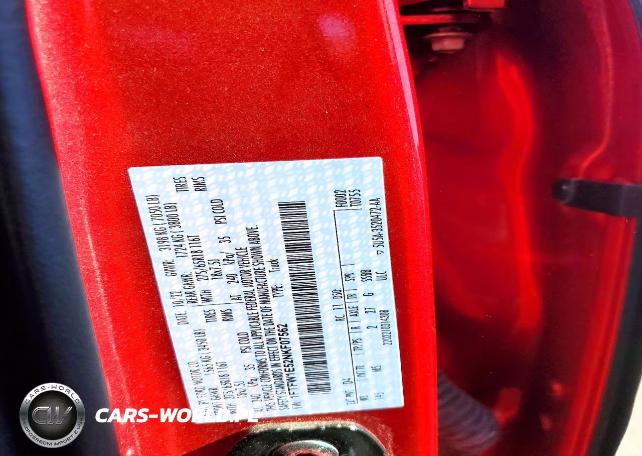 2022 Ford F150 Supercrew VIN:1FTFW1E52NKF07562 - 13