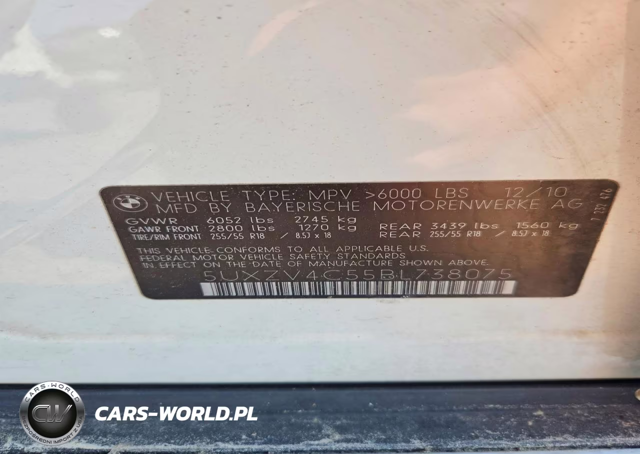 2011 BMW X5 xDrive35I VIN:5UXZV4C55BL738075 - 13