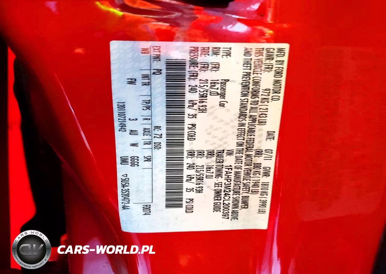 2012 Ford Focus Sel VIN:1FAHP3M24CL200397 - 12