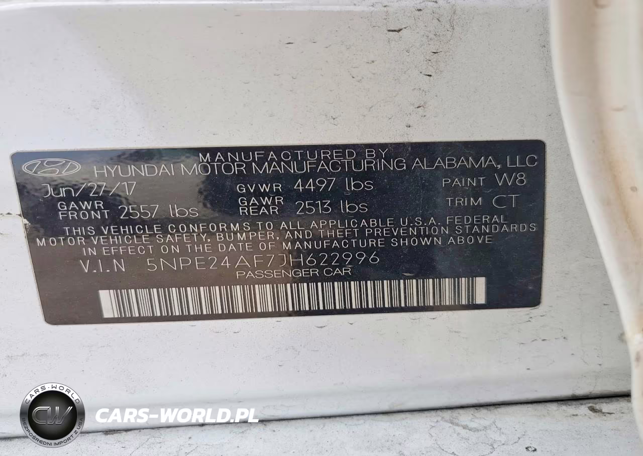 2018 Hyundai Sonata Se VIN:5NPE24AF7JH622996 - 12