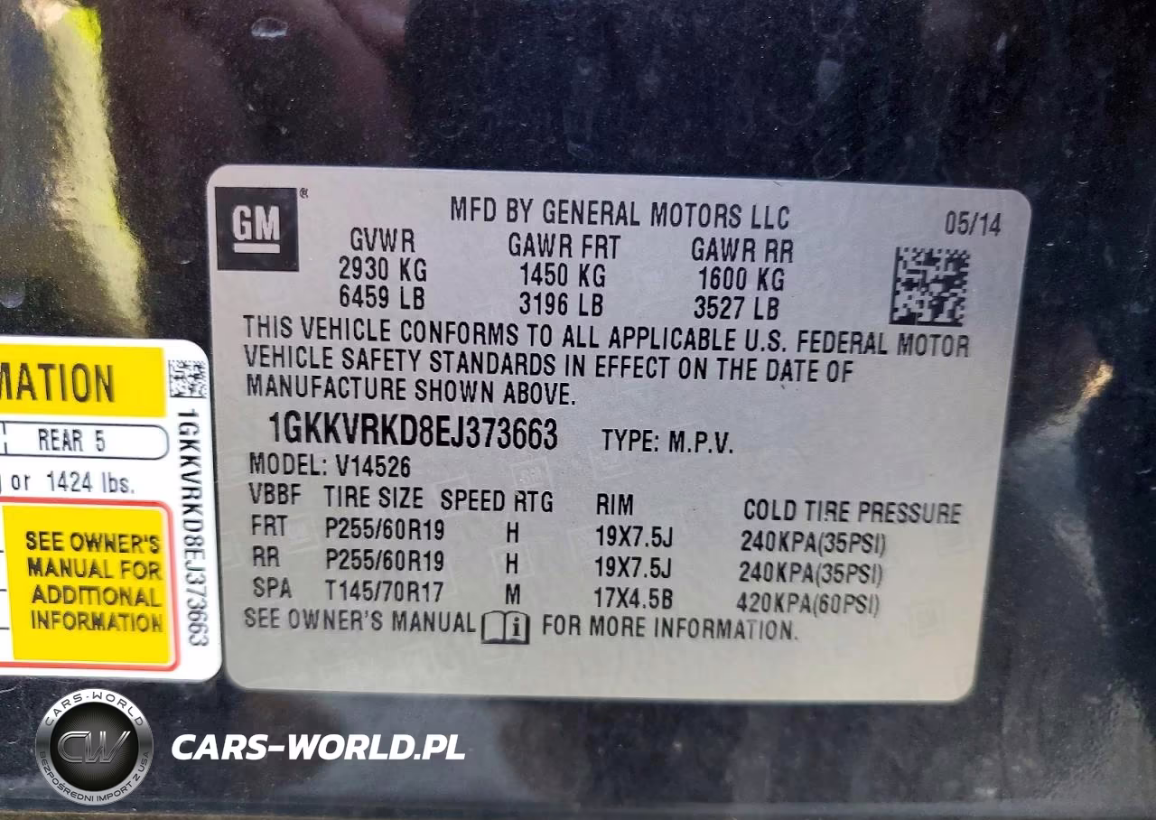 2014 GMC Acadia Slt-1 VIN:1GKKVRKD8EJ373663 - 13